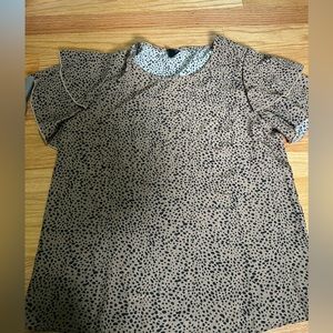 SHEIN Cheetah print Blouse